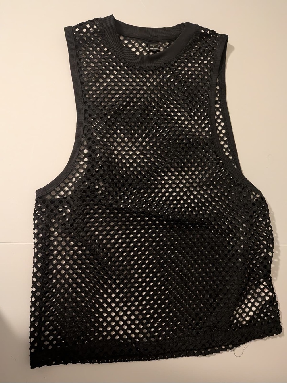 Women's Black Backless Mesh Dress - Sleek Sleeveless Design